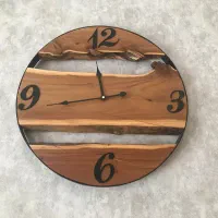 فروش ساعت دیوارب طرح چوب