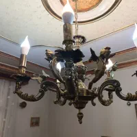لوستر برنجی فرشته ای سنگین
