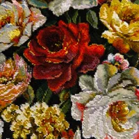 تابلو فرش دستباف گل لاکچری|تابلو فرش|تهران, بازار|دیوار