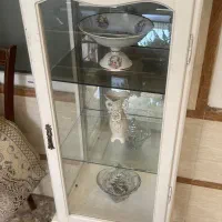 مینی بوفه ویترین کوچک شیک سفید سالم معاوضه‌باجاکفش