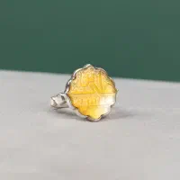 انگشتر عقیق با حکاکی  کد ۱۰۸۸