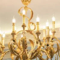 بورس فر خریدار لوستر آینه وآبکاری برنجی برنز شکسته