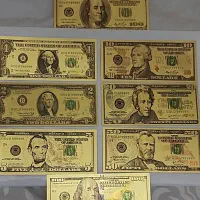 سری کامل دلارروکش طلا