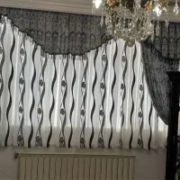 پرده پذیرایی وپرده آشپز خانه