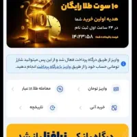 ده سوت طلا هدیه زرافزا