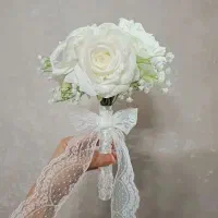 دست گل اقتصادی عروس و گل هدیه