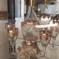 سرویس اب طلا اصلی|صنایع دستی و سایر لوازم تزئینی|قم, باغ کرباسی|دیوار