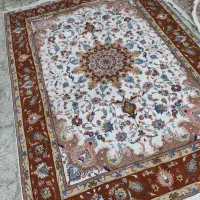 جفت ۹متری حاشیه عبایی دستباف|فرش|مشهد, حرم مطهر رضوی|دیوار