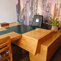 میز مدیریت و کنفراس ۶ نفره چوبی