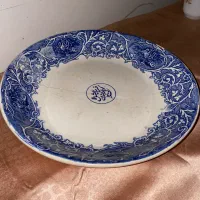 بشقاب فرمایشی ۱۲۰ ساله عتیقه|کلکسیون اشیاء عتیقه|کرمان, |دیوار