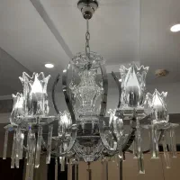 جفت لوستر  نقره ای بزرگ روگاشکا اسلوونی|لوستر و چراغ آویز|تهران, ظفر|دیوار