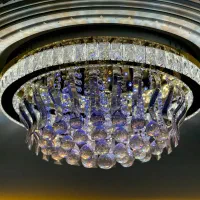 لوستر کریستال ریموت دار