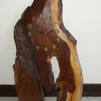 ساعت دیواری چوبی روستیک زیبا