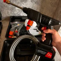 کارواش شارژی 72ولت پر قدرت+باکس حمل+شلنگ۵متری