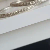 دو عدد النگو نقره نو