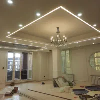 برقکاری و نصب لاین نوری وهالوژن  سیمکشی ساختمان