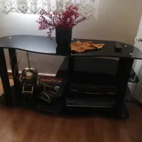 میز شیشه ای مشکی
