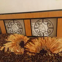 تخت دو نفره فرفوژه|تخت و سرویس خواب|سنگدوین, |دیوار