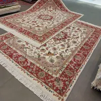 فرش دستباف علیا گل ابریشم کاشمر ۷۵ ملیون جفتش