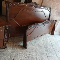 تخت خواب چوبی اصل مندریان