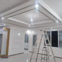 نقاشی ساختمان .قاب گچی .قرنیز ونبشی