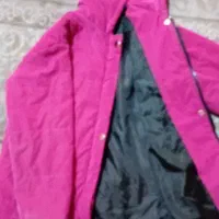 کاپشن کلاه دار دخترانه شمی درحدنو۵تا۷سال