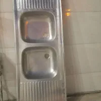 سینک ظرفشویی ۲ قلو و زیر تلویزیونی