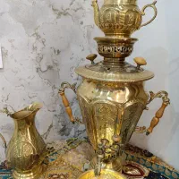 سرویس سماور برنجی|سماور، چایساز، قهوهساز|تهران, شاهین|دیوار