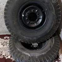 ی جفت لاستیک نیسان صفربه دلیل تیوپ لس تعویض کردم|قطعات یدکی و لوازم جانبی|باغ ملک, |دیوار