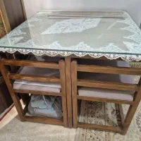 میز ناهار خوری ۴نفره کمجا استفاده نشده