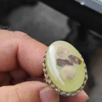 انگشتر/ نقره/ سنگ ارزشمند