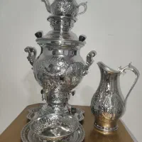 ست سماور گازی طرح هخامنشی|سماور، چایساز، قهوهساز|رباطکریم, شهرک والفجر|دیوار