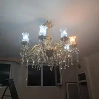 لوستر برنز|لوستر و چراغ آویز|تبریز, |دیوار