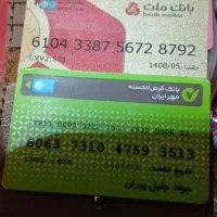 تعدادی کارت عابر بانک و کارت سوخت پیدا کردم