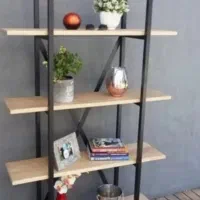 شلف و  استند چوبی|کتابخانه، شلف، قفسه‌های دیواری|ملایر, |دیوار