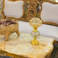فوری ست مبل و میز  استیل ۷ نفره نو