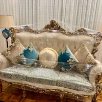 مبلمان استیل سلطنتی و میزناهارخوری نو ((جهیزیه))|مبلمان خانگی و میز عسلی|تهران, فرمانیه|دیوار