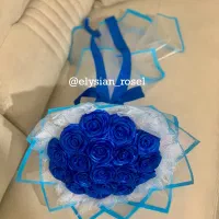 دسته گل شاین دار کاربنی|گل مصنوعی|ارومیه, |دیوار