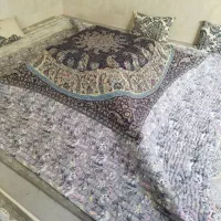 لحاف کرسی|رختخواب، بالش، پتو|قم, امامزاده ابراهیم|دیوار