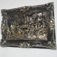 تابلو ورق طلا سایز بزرگ