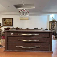 کنسول قاشق و چنگال چوبی سه کشو برند ورسا|ظروف سرو و پذیرایی|مشهد, کوشش|دیوار