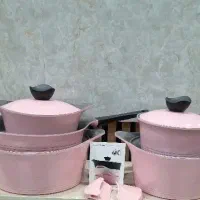 قابلمه صورتی برندANC اصل کره نو