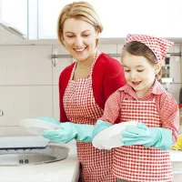 دستکش ظرفشویی اسکاچ دار سیلیکونی ارسال رایگان