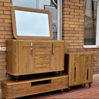 آینه کنسول میزتلویزیون ست کامل|بوفه، ویترین، کنسول|کرج, پیشاهنگی|دیوار