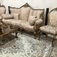مبلمان سلطنتی 9 نفره|مبلمان خانگی و میز عسلی|ری, دیلمان|دیوار