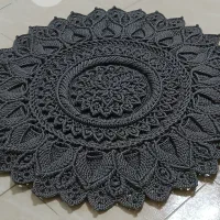 پادری 1متری بافته شده با نخ مکرومه