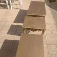 میز جلو مبلی چوبی|مبلمان خانگی و میز عسلی|گناباد, |دیوار