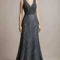 لباس مجلسی سنگ دوزی شده|لباس|شیراز, زرهی|دیوار