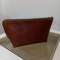 کیف لوازم آرایش چرم طبیعی