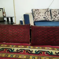 یک عدد فرش2در3و چهار عدد پشتی دست باف|فرش|مشهد, بهمن|دیوار